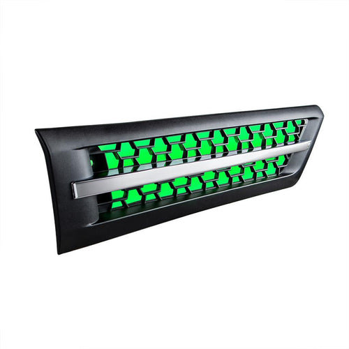 Hood Air Intake Grille With Red LED For 2018-2024 Freightliner Cascadia 126