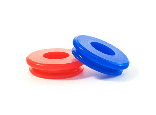 Polyurethane Gladhand Seal, 4 Pack (2 Red, 2 Blue)