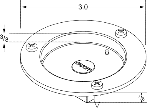 Recessed Momentary Ground Switch
