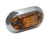 Amber 2 1/2" Oval LED Clearance Marker Lights