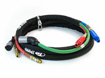 3-In-1 Air power MAXXWrap – 12ft Red & Blue Hose, Sonogrip ABS Cable And Aluminum Dura-Grips