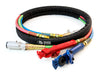 3-In-1 Air Power 12ft Red & Blue Hose, Zinc ABS Cable & Powder-Coated MAXXGrips