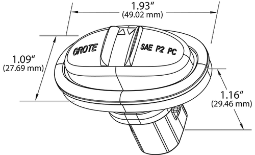 MicroNova® LED Clearance Marker Lights Red