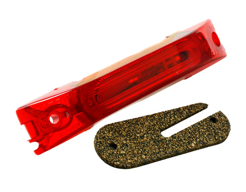 Descontinued. Turtleback® Thin-Line Single-Bulb Clearance Marker Lights Red