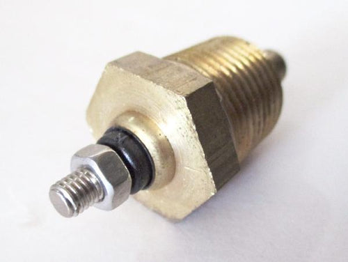 Water Temperature Sensor 1/2in-14 NPT Thread w/ Lock Coat 0.86in Hex Flats 0.431in Tip Diameter #10-32 Top Thread International Multiple Use Application