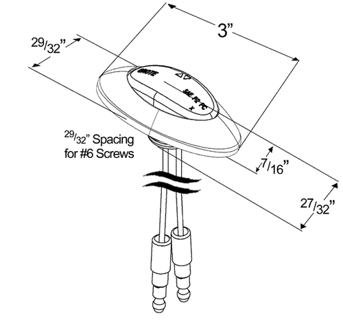 Amber, with Clear Lens & Chrome Bezel MicroNova® LED Clearance Marker Lights