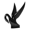 Original Style Classic Swan Hood Ornament - Matte Black