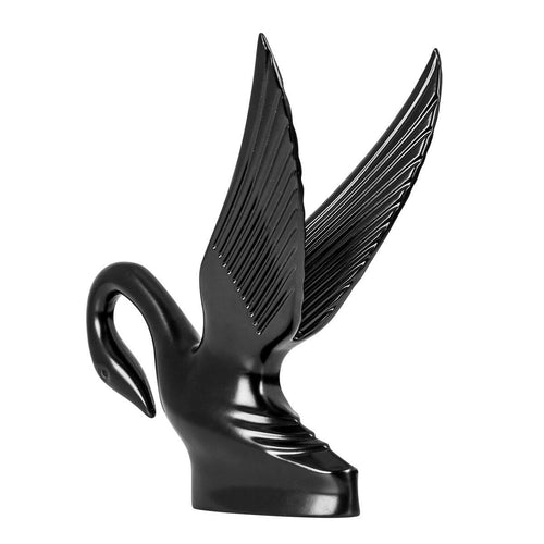 Original Style Classic Swan Hood Ornament - Matte Black