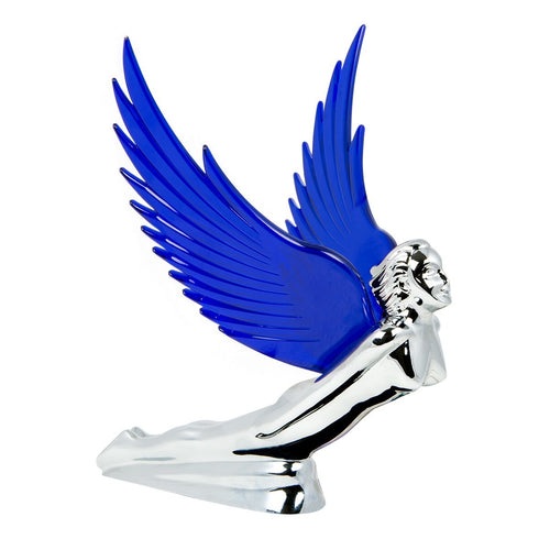 WindRider Chrome Flying Goddess Hood Ornament