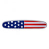 Chrome Die Cast USA Flag Emblem fits Freightliner