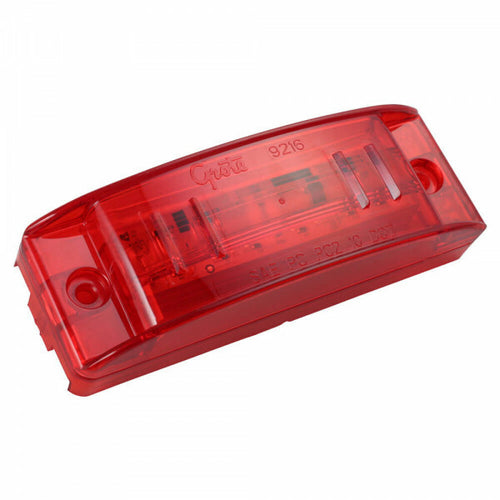 Red SuperNova® Sealed Turtleback® II LED Clearance Marker Lights