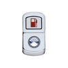 Fuel Rocker Switch Cover - Clear Diamond