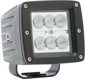 LED 3" cube flood light, post mount, 12V,