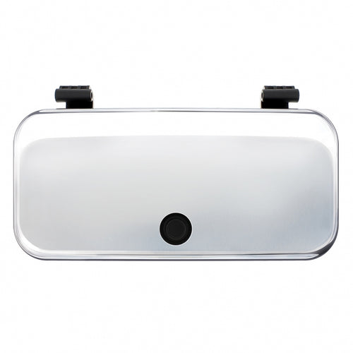 Chrome Plastic Upper Side Storage Door Cover For 2007-2018 Freightliner Cascadia