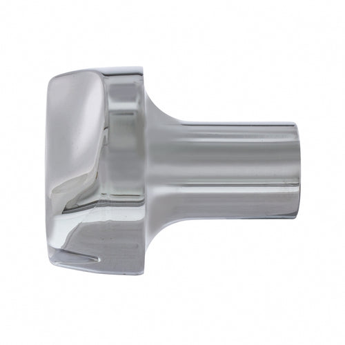 Ace Of Spades Air Valve Knob - Chrome With Red Inlay