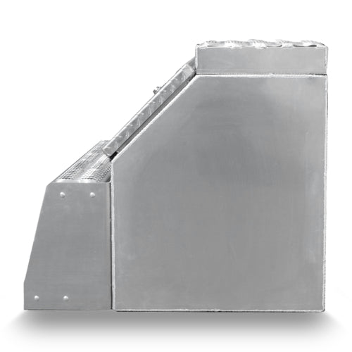 24" Aluminum Step Saddle Tool Box 24" L x 25" W x 28"H