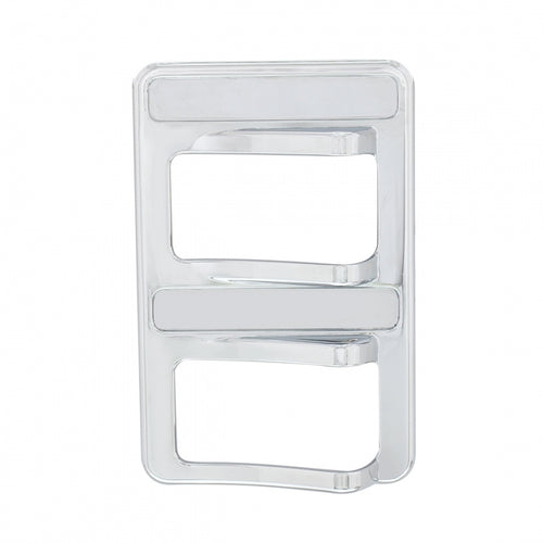 Chrome Rocker Switch Cover For Peterbilt 579 (2012-2019) & 567 (2014-2019)- 2 Switches