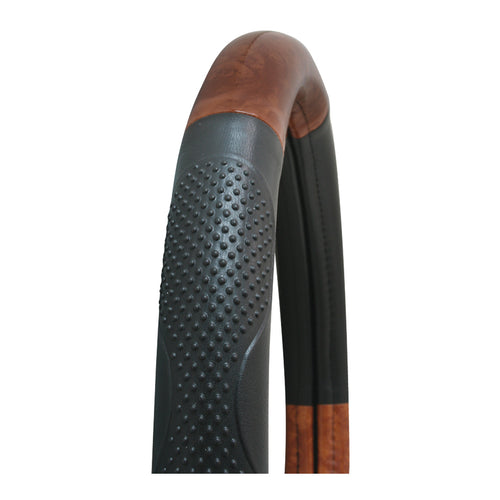 Heavy Duty 18" Steering Wheel Covers in Deluxe Wood Grain