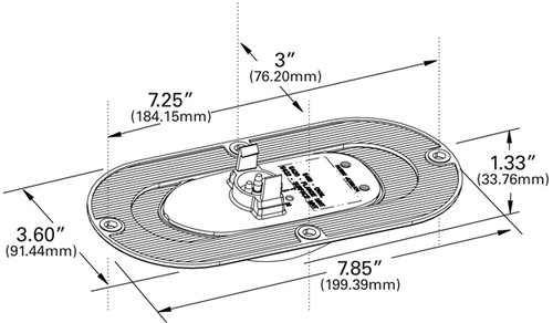 Supernova Oval Led Side Turn/Marker Lamp