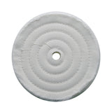 6" White Soft Muslin Buff - 1/2" Arbor
