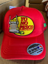 Hat Mesh, Yo no pesco Logo, Color Red