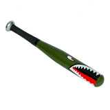 17" Aluminum Tire Checker Bat With P-40 Warhawk Shark Mouth Graphic