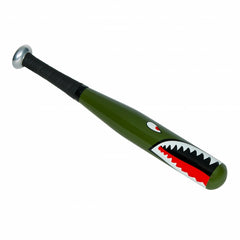 17" Aluminum Tire Checker Bat With P-40 Warhawk Shark Mouth Graphic