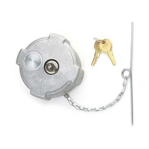Aluminum Locking Fuel Cap Female, 1/4 Turn, 3" Nominal Size