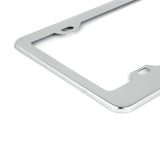 Chrome Classic 4-Hole License Plate Frames
