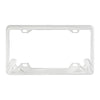 License Plate Frame with Sitting Lady Silhouettes