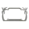 Chrome Palm Tree License Plate Frame