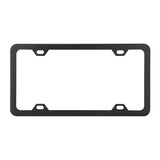 Plain 4-Hole License Plate Frame with Thin Bottom