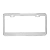 Plain 2-Hole License Plate Frame with Thick Bottom