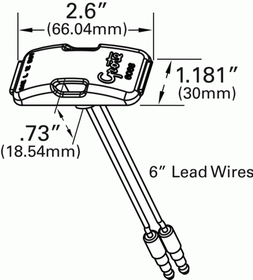 Grote White  MicroNova® Multi-Volt LED License Lights 9-32V