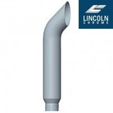 Linocoln Chrome West Coast Curve Cut 6” ID X 84” Reduced To 5” And Expanded (Fits Over)