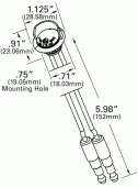 MicroNova® Multi-Volt Dot LED License Lights 9-32V