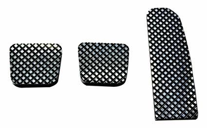 Business Class and M2 Billet Pedals Flat Diamond Cut Black Billet Pedal Set 1994-2016 fits Freightliner Coronado, Cascadia.
