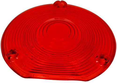 4 inches Red Classic Glass Lens