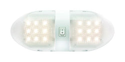 Led Interior Double Fixture, On/Off Switch, 18-Led