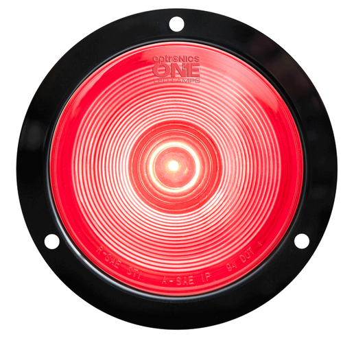 Red stop/turn/tail, recess flange mount, PL-3 connection 12V