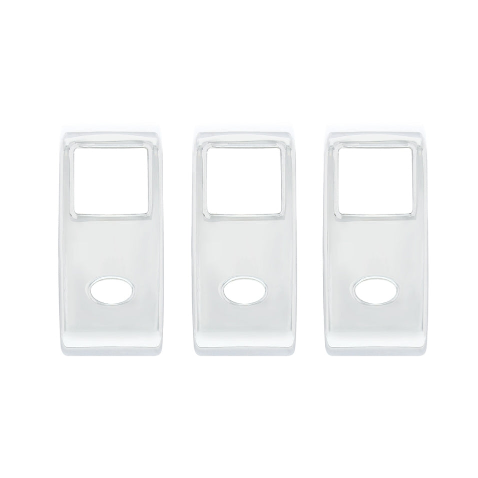 Plastic Rocker Switch Cover Chrome Rocker Switch Cover For Peterbilt 579 (2013-2019) & 567 (2014-2 ...