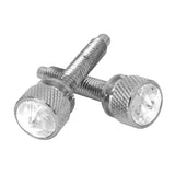 Chrome Screw W/Green Jewel Fits Kenworth Button", "short"
