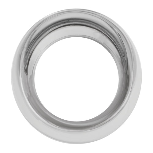 Chrome Gauge Cover With Visor Plain fits Kenworth and fits Peterbilt and Freightliner