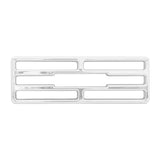 CHROME PLASTIC A/C HEATER VENTINSER