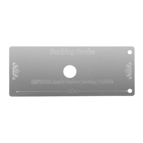 Stainless Steel Parking Break Control Panel fits Kenworth