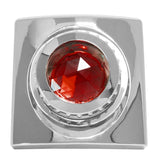 Chrome Plastic Swivel Map Light Cover with Jewell