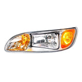 Headlight fits Peterbilt 325, 330, 335, 337, 340, 348, 382, 384, 386, 387 - Driver