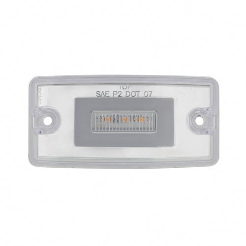 11 LED Cab GloLight For Freightliner Century (1996-2011) And Columbia (2001-2017) - Amber LED/Clear Lens