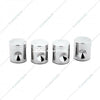 Chrome Piston Valve Caps (4 Pack