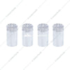 Chrome Bullet Casing Valve Caps (4 Pack)